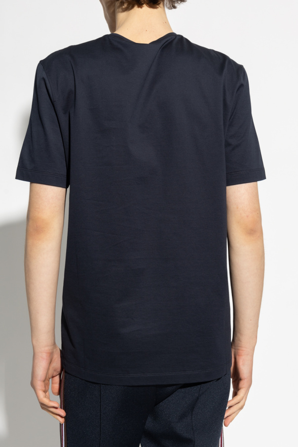 Tシャツ・カットソー FERRAGAMO FW25 'Gancini' shirt (786619 OXFORDBLUE) Ferragamo Gancini-print t-shirt - Blue - Men | 121655758938022